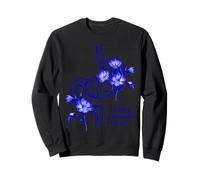 Blue Floral Stomach Design - Building a Beautiful Future Sweatshirt