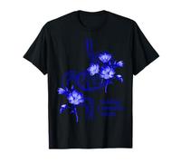 Blue Floral Stomach Design - Building a Beautiful Future T-Shirt