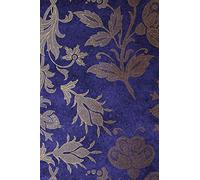 Blue Floral Velvet Composition Notebook - Small Ruled Notebook - 6x9 Lined Notebook (Softcover Journal / Notebook / Diary) (6x9 Lined Softcover Notebook)