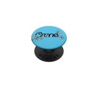 Blue Flowers Crone Birthday Witch Illustration PopSockets Adhesive PopGrip