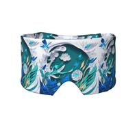 Blue Fly Dragonfly Print Soft Eye and Ear Muffs for Adults Sleeping Protection Cover for Travel Nap Relief