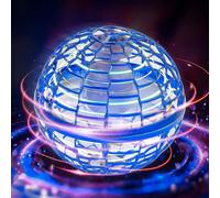 (Blue) Flying Orb Ball, Cosmic Boomerang Ball, Galactic Spinner, Magic Hover Orb With Led Lights, Hand Controlled Drone Ball That Comes Back To You, Cool