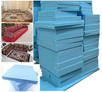 Blue Foam Sheet Cut to Size Medium to High Density Floor Cushions Sofa Chair Seat Filling, Dog Seat Mat, Topper Camper Van 18 X 18" 20 X 20" 22 X 22" 24 X 24" Thickness 1" 2" 4" 5" (18 X 18 X 2")