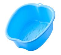 Blue-Foot Bath Basin Soaking Tub Foot Relax Spa Washing Bowl Blue Durable Plastic