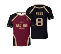 Blue Football Lock Basard Igarashi 3D Digital Printing Grim Mensah Ali Ness Noa Kaiser Manga Character Top Short Sleeves T-Shirts