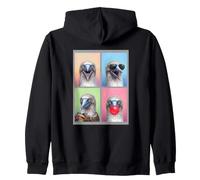 blue-footed boobies funny blue-footed booby Zip Hoodie