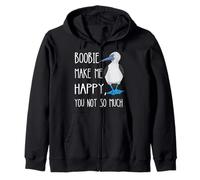 Blue Footed Boobies Funny Sea Bird Lover Bluefoot Bird Zip Hoodie