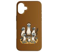 Blue Footed Booby Family Galapagos Islands Case for iPhone 16 Plus