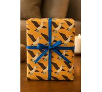 Blue Footed Booby Gift Wrapping Paper, Large Sheets - Paper size 48x66cm, 2 Sheets with 4 Gift Tags