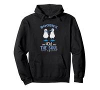 Blue Footed Booby Heals The Soul Blue Footed Boobies Seabird Pullover Hoodie