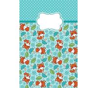 Blue Forest Fox Friends Notebook: 6 x 9 Lined Journal | 80 Lined Pages | Woodland Animals Writing Notebook for School, Work & Everyday Notes or Gifts
