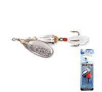 Blue Fox Classic Vibrax 02 Foxtail 3/16 White