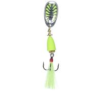 Blue Fox Classic Vibrax 03 Glow 1/4 Oz Fishing lure (Glow Chartreuse, Size- 2.63)