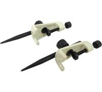 Blue Fox Tools Large Adjustable Trammel Head Set Beam Compass with Pencil Holders and Hardened Points| Includes 2 Trammel Heads & 2 Small Divider Points| Precision Marking for Woodworking