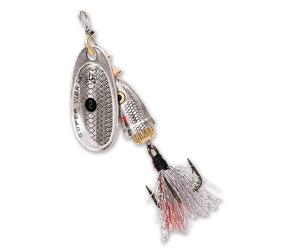 Blue Fox Vibrax® Foxtail spoon Argenté 8 g