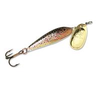 Blue Fox Vibrax Minnow Spinner, 1/8-Ounce, Brown Trout/Gold