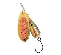 Blue Fox Vibrax® Shad barbless spoon Doré 8 g