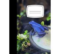Blue Frog Composition Notebook