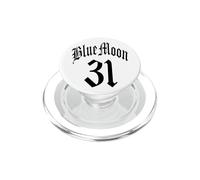 BLUE FULL 2 MOON NUMEROLOGY 11 TWO 31 WOMEN MEN KIDS PopSockets PopGrip for MagSafe