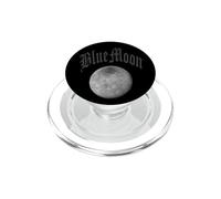 BLUE FULL 2 MOON NUMEROLOGY 11 TWO ELEVEN WOMEN MEN KIDS PopSockets PopGrip for MagSafe