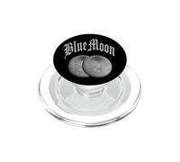 BLUE FULL 2 MOON NUMEROLOGY 11 TWO ELEVEN WOMEN MEN KIDS PopSockets PopGrip for MagSafe
