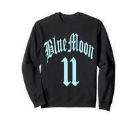 BLUE FULL 2 MOON NUMEROLOGY 11 TWO ELEVEN WOMEN MEN KIDS Sweatshirt
