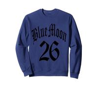 BLUE FULL 2 MOON NUMEROLOGY 26 TWO 2026 WOMEN MEN KIDS Sweatshirt
