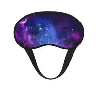 Blue Galaxy Print Adults Kids Eye Mask Soft Comfortable for Sleeping Travel Nap Light Blocking