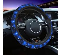 Blue Galaxy Steering Wheel Cover for Women Men Girls Car Accessories Decor Anti-Slip Neoprene Auto Steering Wheel Covers Protector Universal 15 Inch