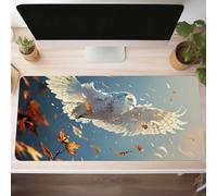 Blue Gaming Mouse Mat Bird Large Mouse Pad 60 x 30cm XXL Mousepad Desk Mat Improved Precision and Speed Rubber Base for Stable Grip on Smooth Surfaces Table Pad PjY3183 4-H