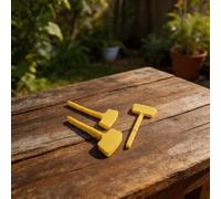 Blue Garden Plant Markers 30 Pack for Outdoor Use(Yellow)