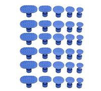Blue Gasket Plastic Suction Cup - For Tabs - Paintless Glue Puller Tabs,30Pcs Car Body Dent Removal Pulling Tabs Paintless Repair Tools Glue Puller Tabs