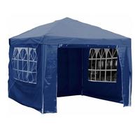 (Blue) Gr8 Garden Gazebo With Sides 3x3m | Outdoor Party Tent
