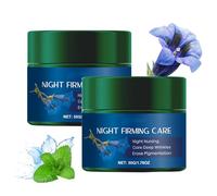 Blue Gentian & Edelweiss Contouring Night Cream, Organic Intensive Night Care, Natural Cosmetic Anti-Aging Cream/Moisturizing Cream, Reduce Wrinkles/Pigment Spots & Activate Cell Renewal (2)
