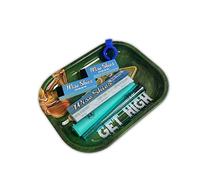 Blue Get High Rolling Tray Set Doob Tube Cone Holder Rolling Papers Tips Holder