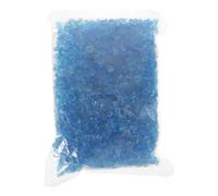 Blue Glass Aquarium Gems for Fish Tank Bottom Decorative Use | Smooth Irregular Beads, No Impact on Water Quality, for Vase Filling, Succulent Pots and Planter Drainage
