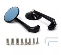 Blue Glass Motorcycle Mirrors 8/10mm Universal Rearview Side For Tiger 660/1050 2PCS