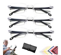 Blue Glasses Self Adjusting for Women & Men,Auto Focus Glasses,Adjustable Intelligent Dual Focus Glasses Far And Near (3PCS)