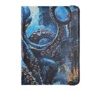 Blue Glitter Evil animal sea Monster Leather decorative Passport and Vaccine Card Holder Combo Travel Documents Organizer Protector Passport Case Travel Documents Wallet Ultra Slim, Blue glitter evil