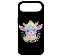 Blue Goat Winter Portrait Animal Lover Graphic Yellow Scarf Case for iPhone Air