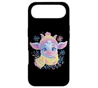 Blue Goat Winter Portrait Animal Lover Graphic Yellow Scarf Case for iPhone Air