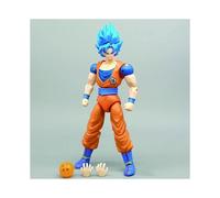 (Blue-goku) Bandai Anime Super Saiyan Son Goku Vegeta Anime Action Figure Model Gifts Collectible Figurines for