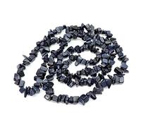 Blue Goldstone Chip Crystals Mala Natural Gemstone As Gift, Fashion Jewellery. For Reiki Healing, Vastu, Feng Shui, Health, Prosperity.-B07RNH8RDN