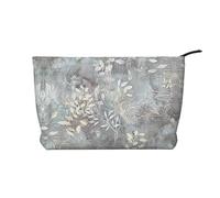 Blue Grace Flora Corduroy Makeup Bag Travel Cosmetic Bag Organizer Toiletry Bag