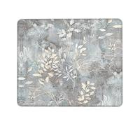 Blue Grace Flora Large Extended Mouse Pad with Lock Edge & Non-Slip Base, Thick Durable Desk Mat for Work