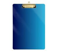 Blue Gradient Clipboards from Office Solutions Direct Plastic for Grade Materials for High School Teachers Size 9 x 12
