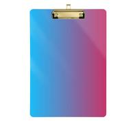 Blue gradient design police ticket storage box acrylic cute for freshman teacher must be size 9 x 12