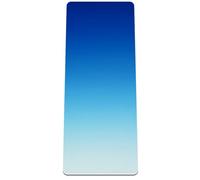 Blue Gradient Eco-Friendly Non-Slip Yoga Mat for Home Fitness and Studio Practice
