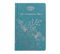 Blue Gratitude Journal With Silver Detailing - 120 Pages For Mindfulness