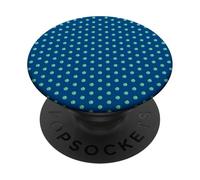 Blue Green Planet Dots Earth Day Ecology Environment PopSockets Adhesive PopGrip